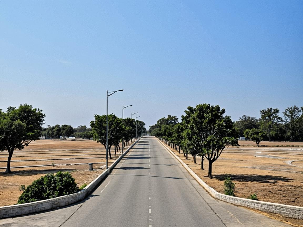 Wide internal roads and connectivity at Mata Gayatri Homes